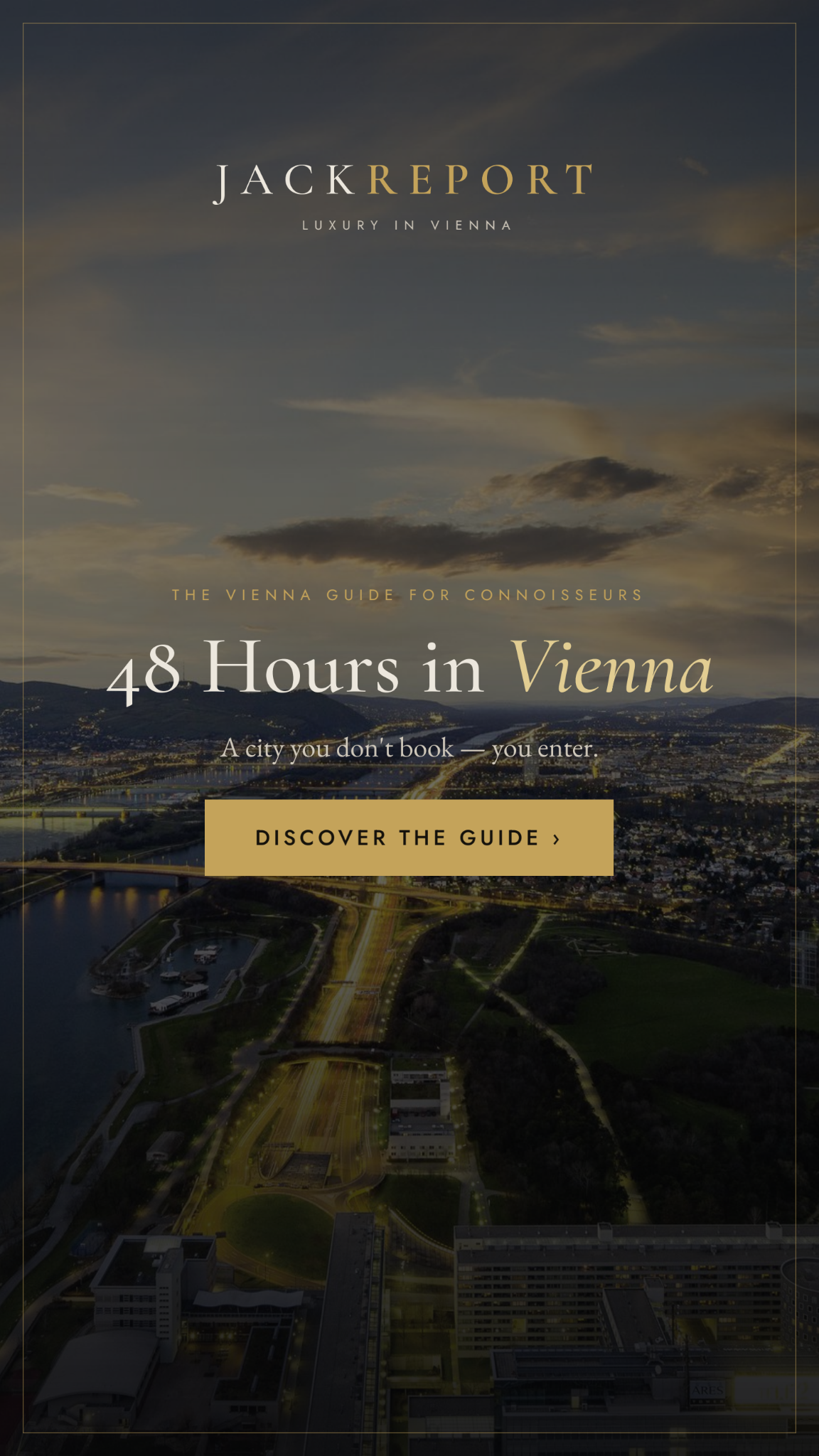 Jack Report Facebook ad: 48 Hours in Vienna: Free PDF Guide