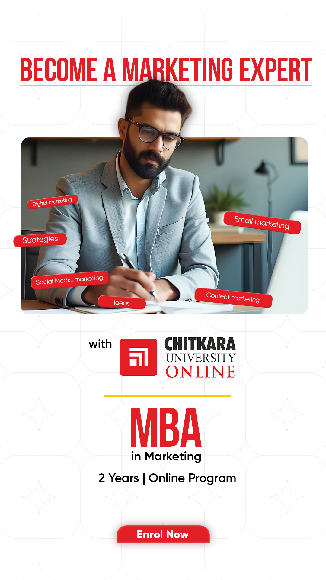 ChitkaraU Online Facebook ad from Mar 16, 2026