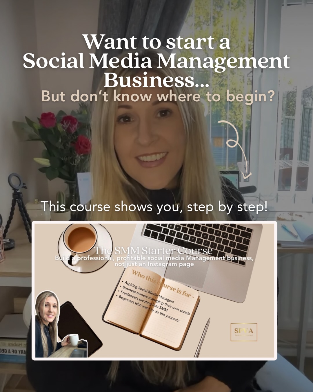 spva_social_media_management Facebook ad: If you’re thinking about starting a social media…