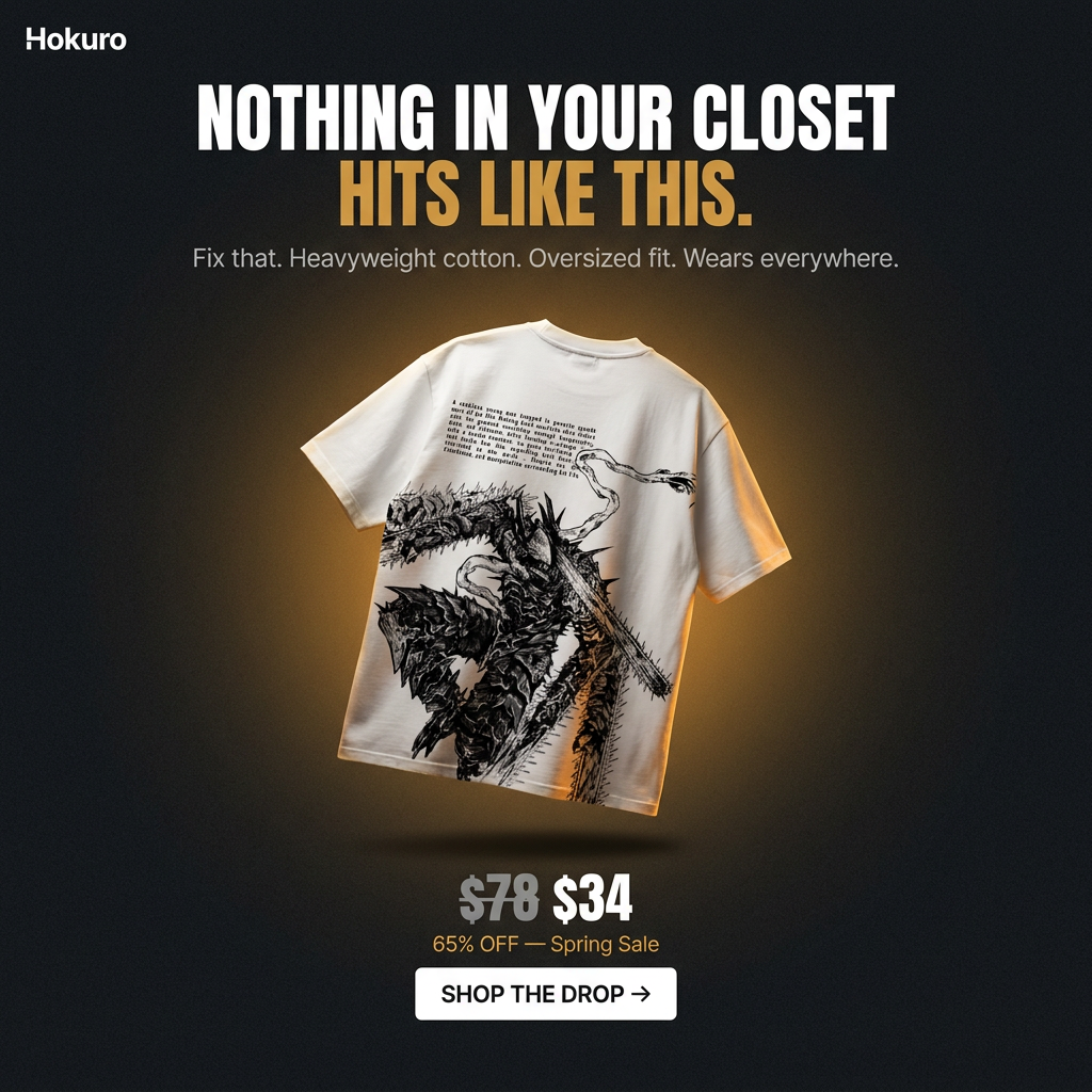 Hokuro Facebook ad