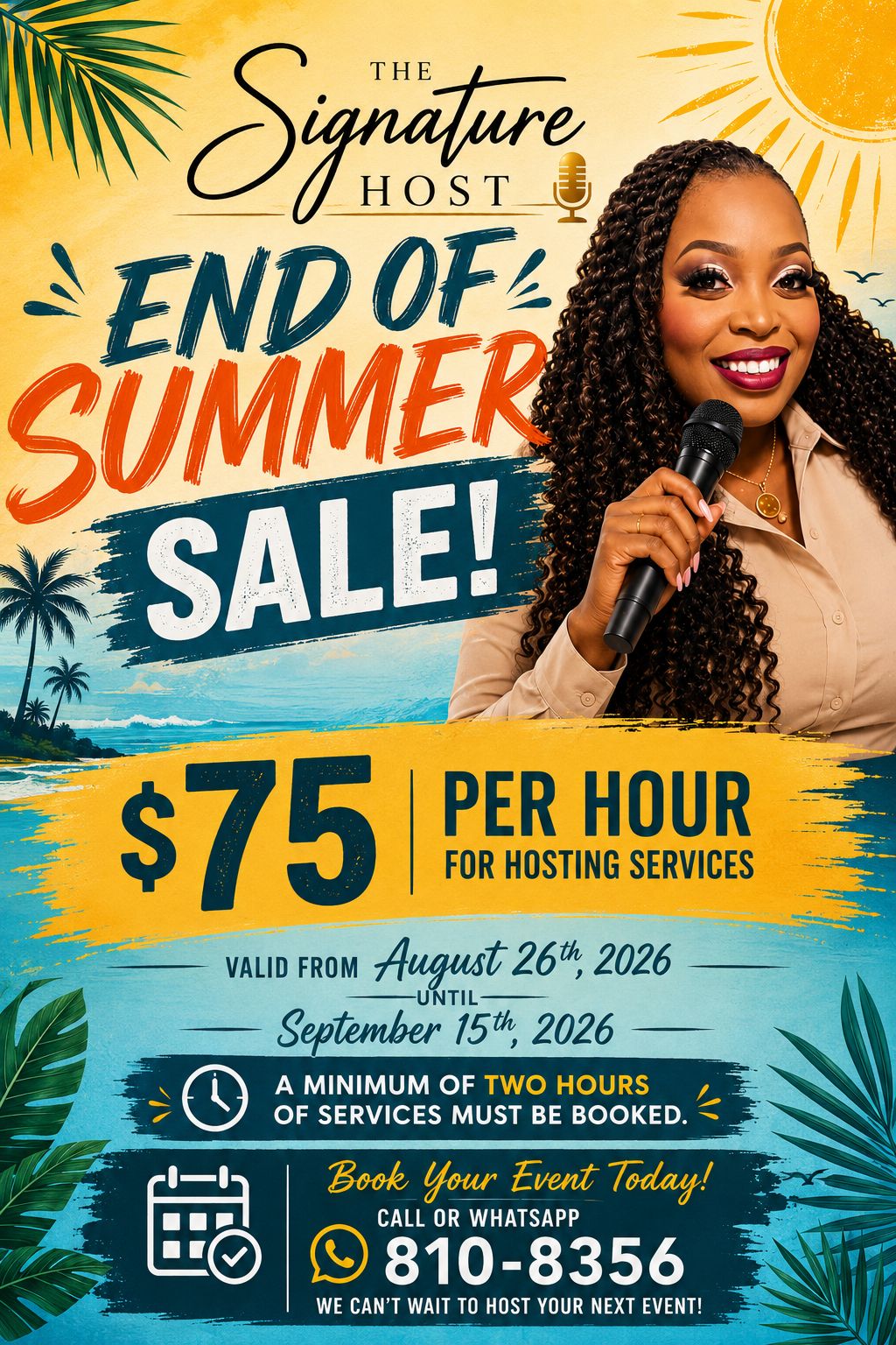 Danae's Enterprise Facebook ad: END OF SUMMER SALE!