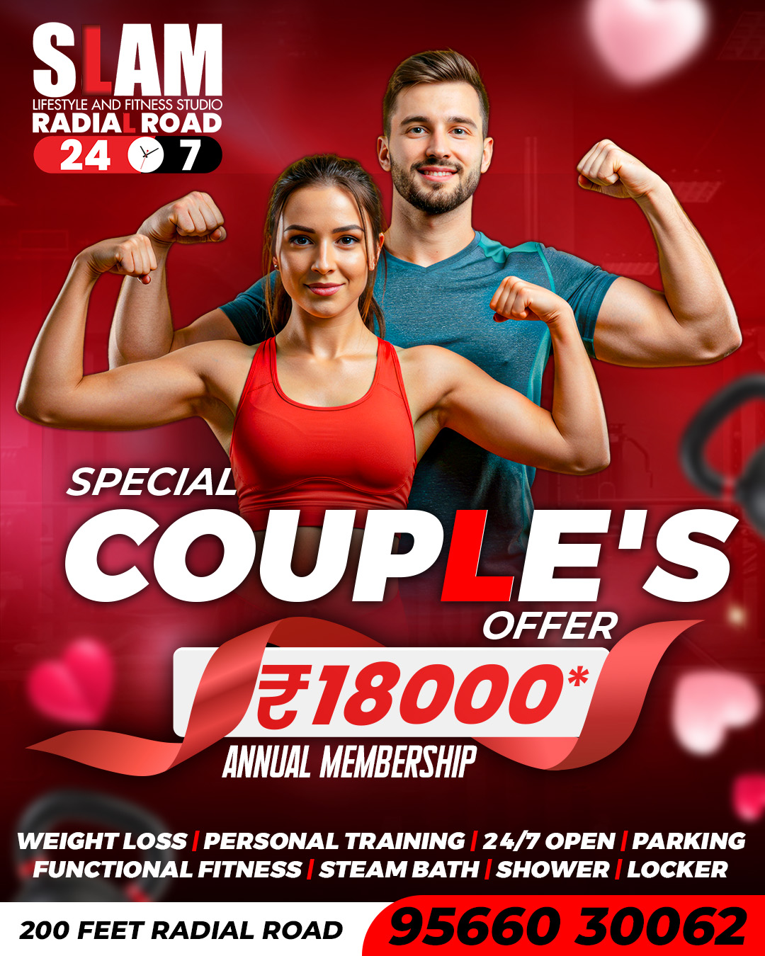 SLAM Lifestyle and Fitness Studio Facebook ad