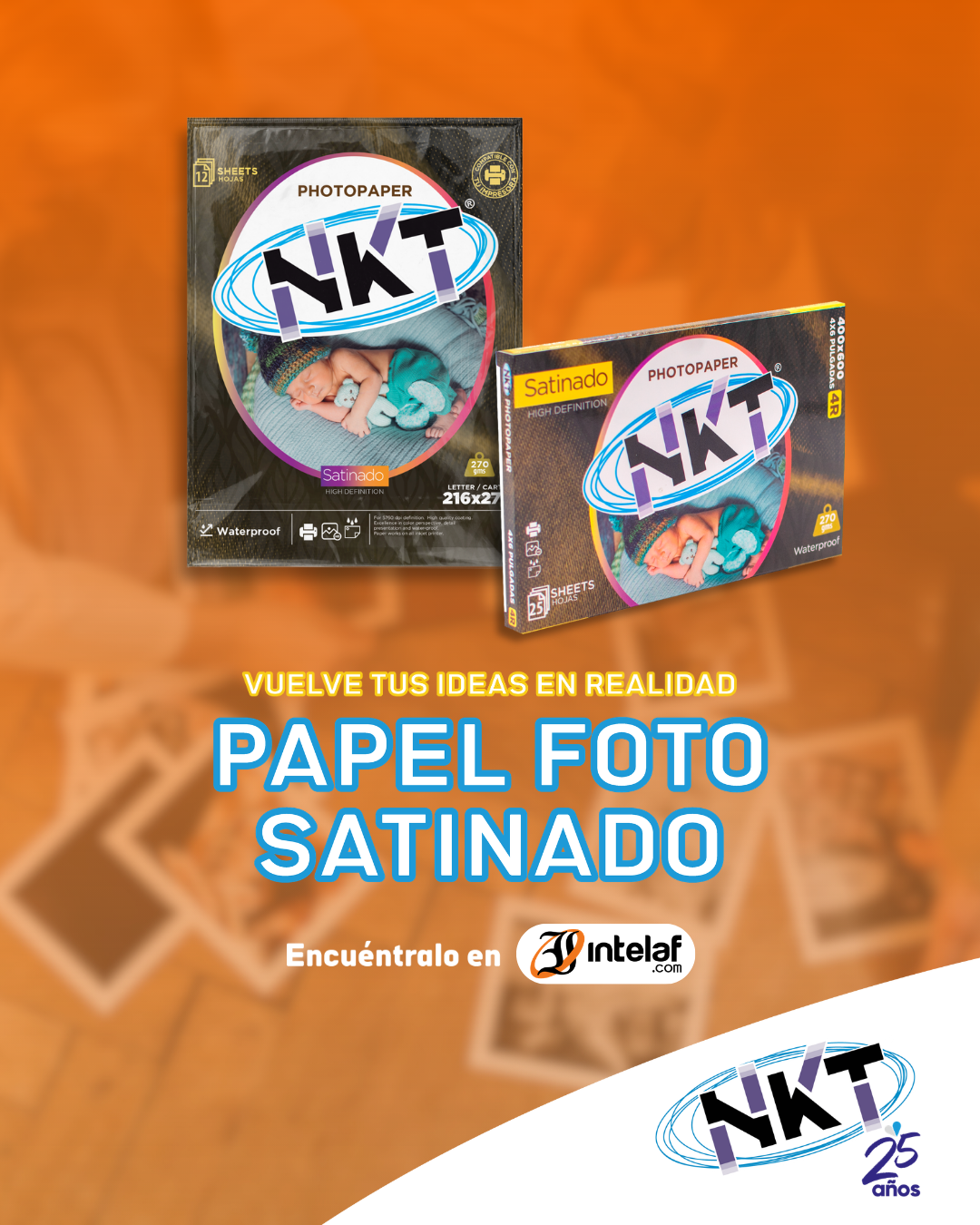 Nktproductsgt Facebook ad: Papel Fotográfico NKT