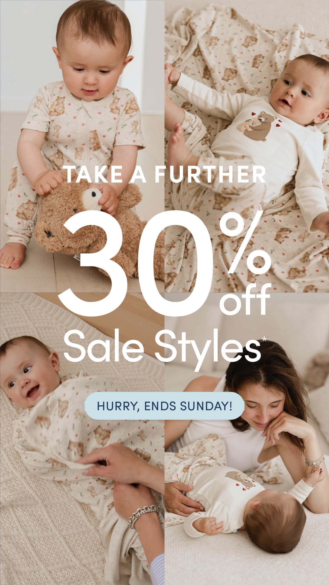 Purebaby Facebook ad