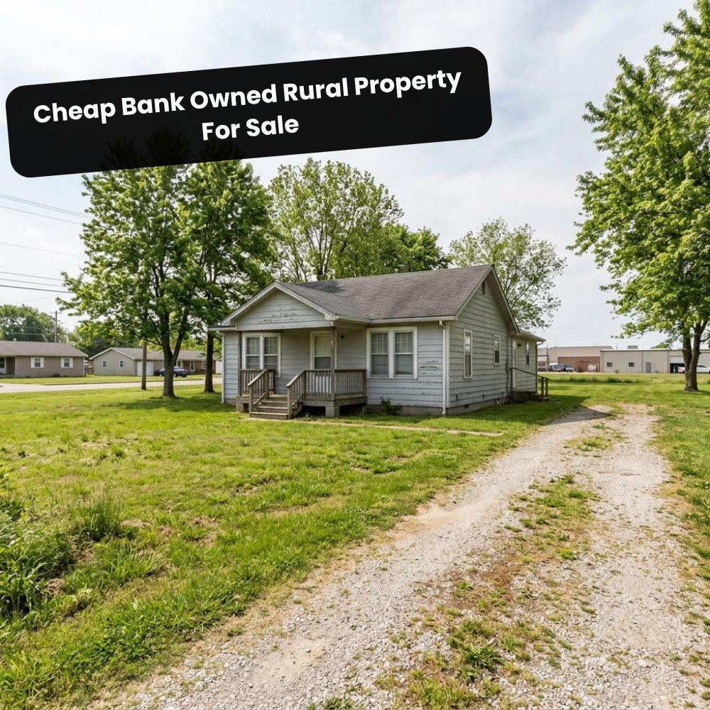 Smart Notes Facebook ad: Cheap Bank Owned Rural Property For Sale!