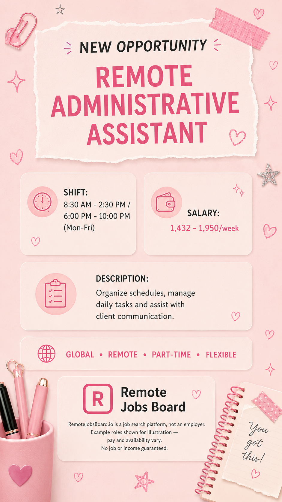 Remote Jobs Board - Work From Anywhere Facebook ad
