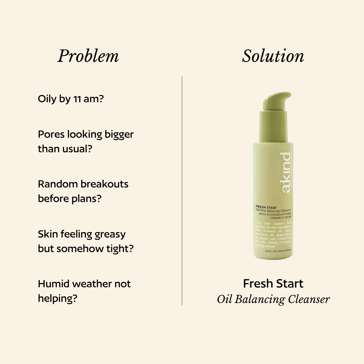 Akind Beauty Facebook ad