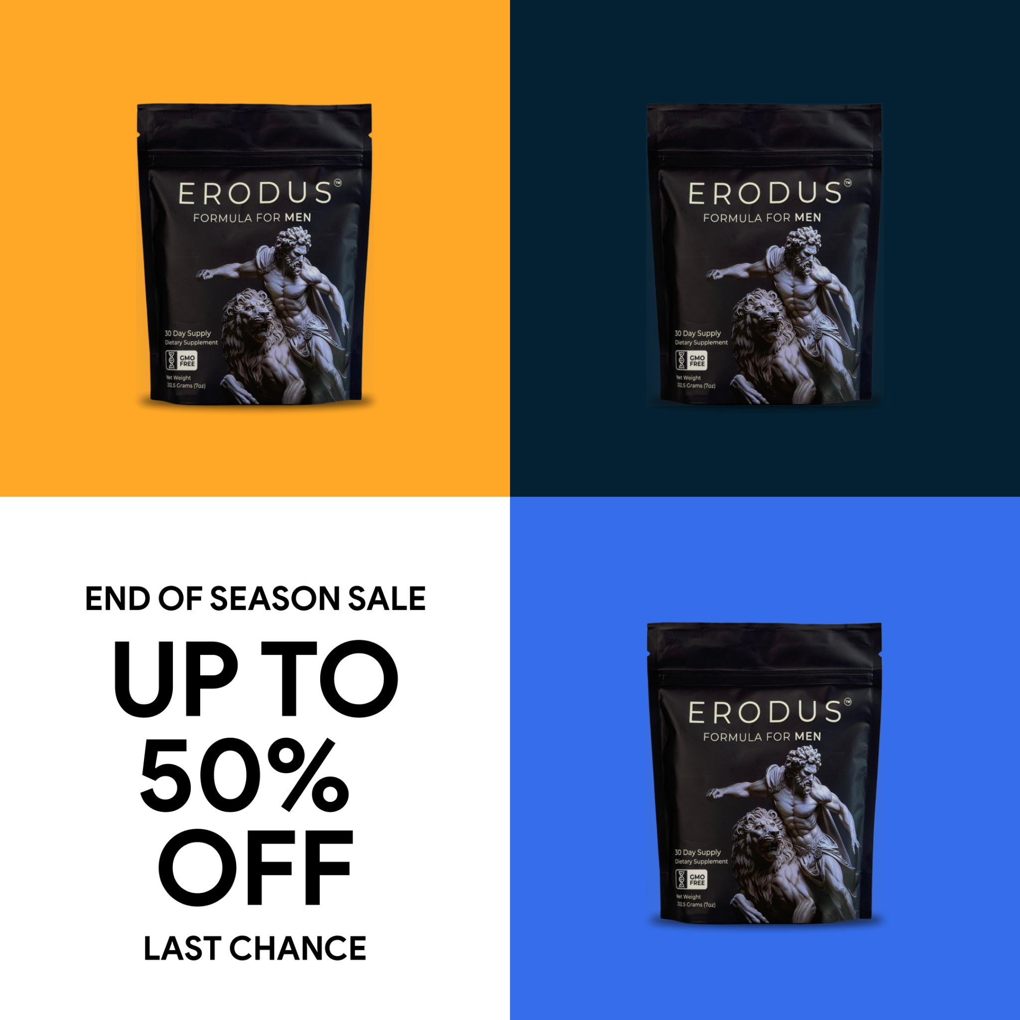 Erodus Formula For Men Facebook ad