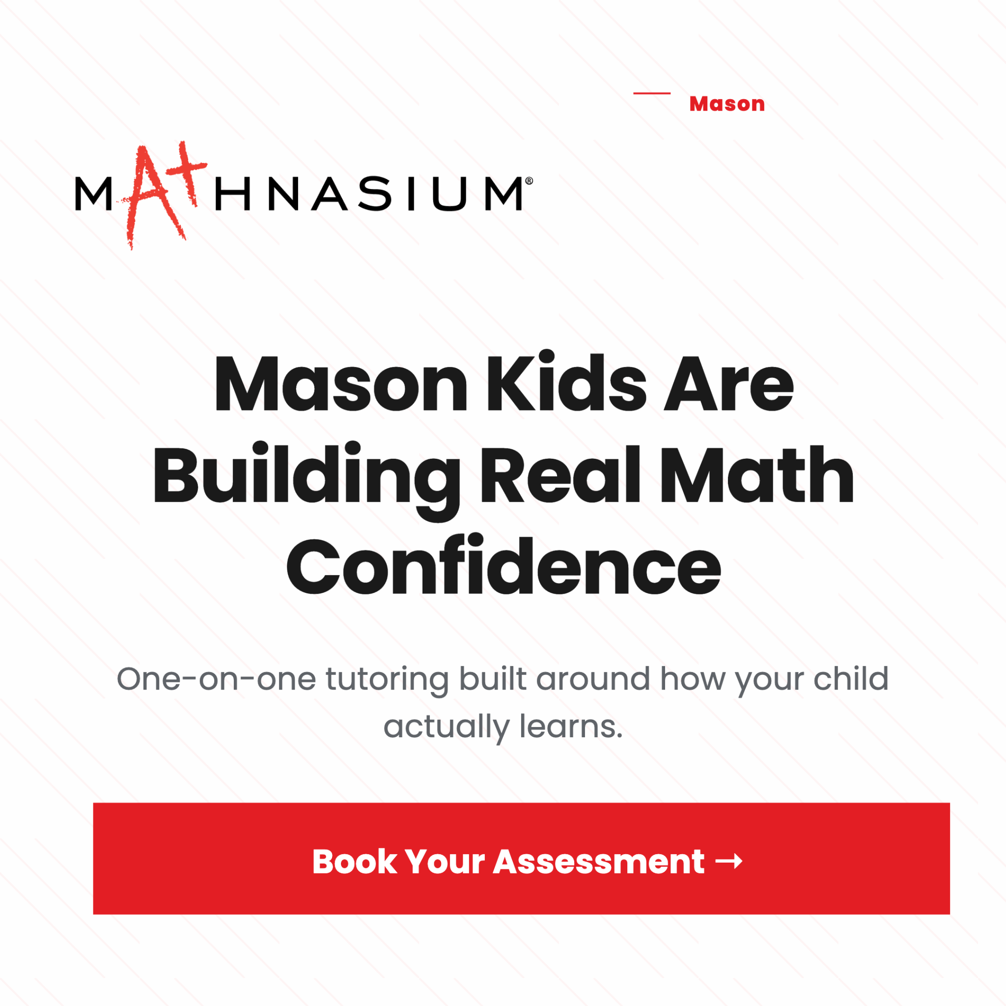 Mathnasium Facebook ad