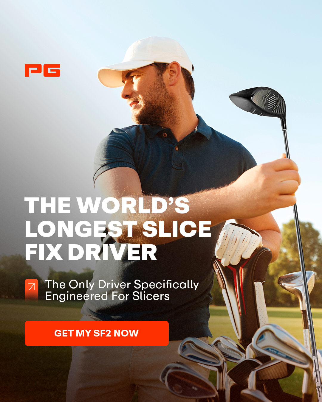 Performance Golf Facebook ad
