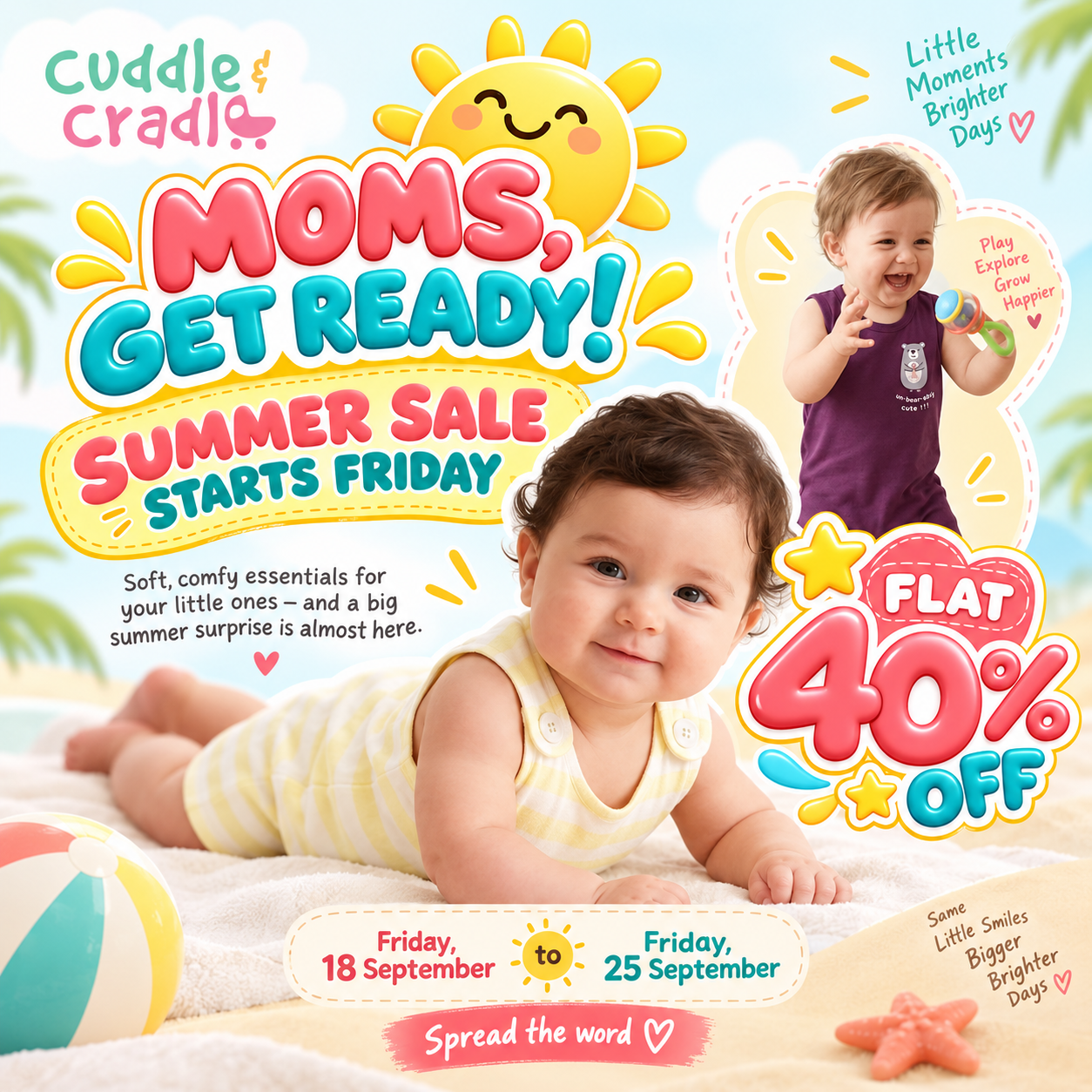 Cuddle & Cradle Facebook ad