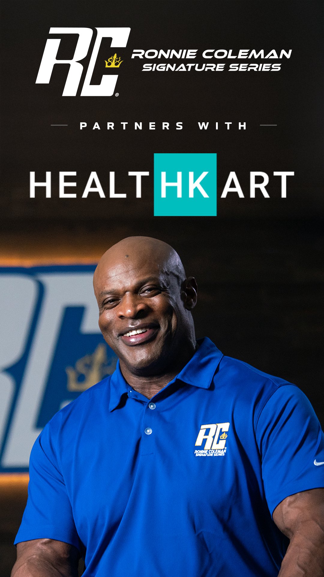 HealthKart Facebook ad: Im proud to announce that Ronnie Coleman Signature…