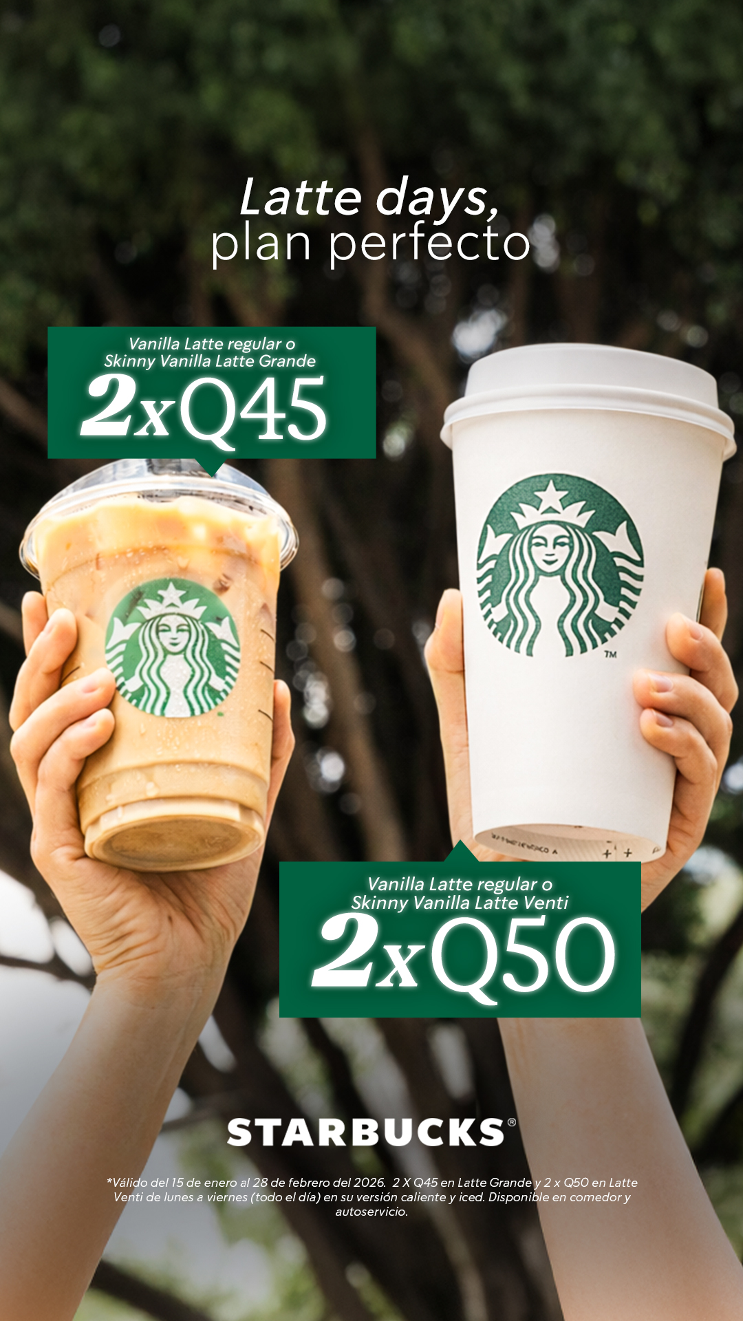 Starbucks Guatemala Facebook ad