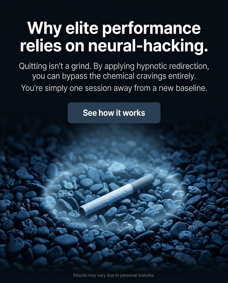 Hypnosis to Stop Smoking Facebook ad