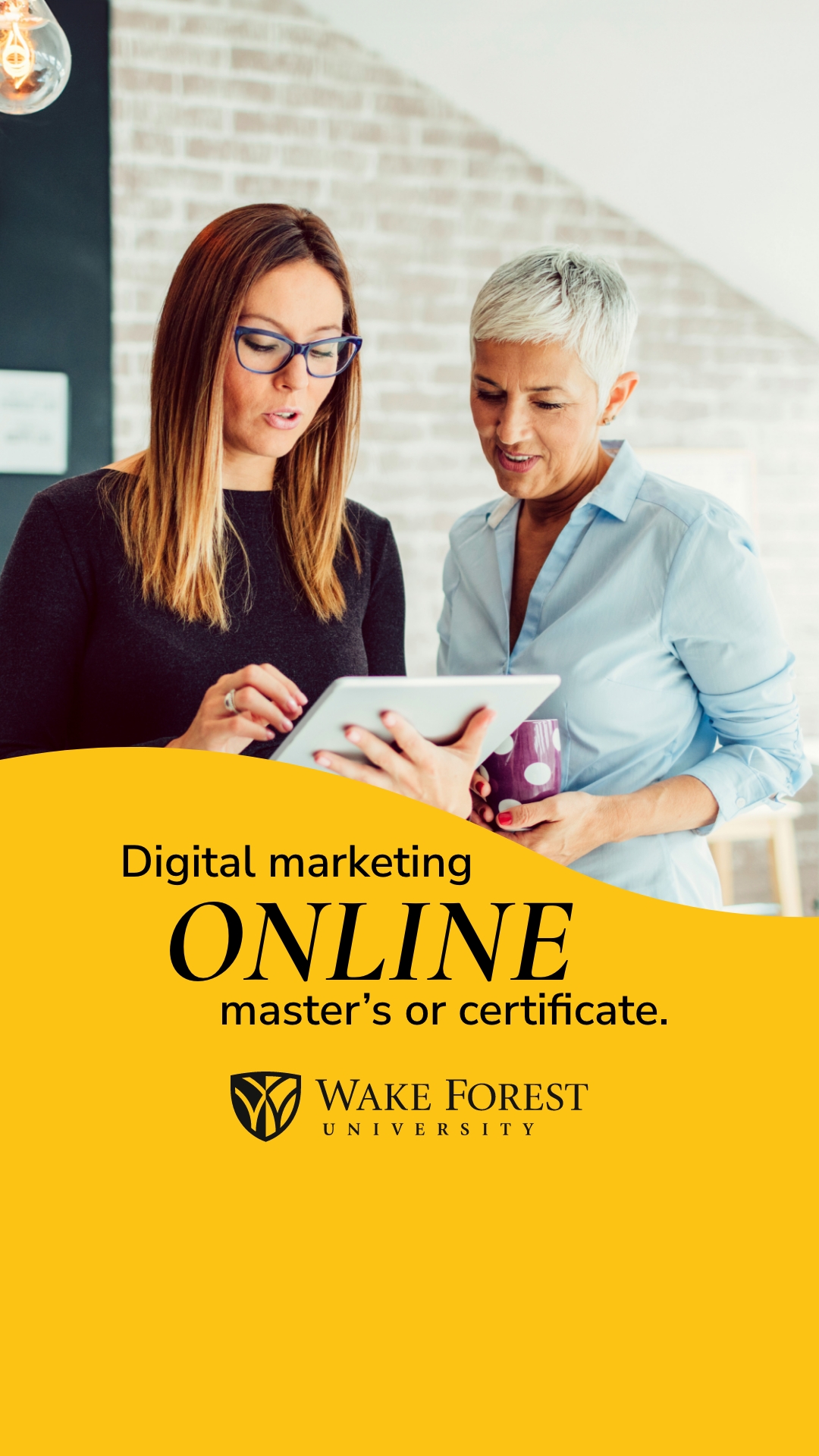 Wake Forest University School of Professional Studies Facebook ad from Mar 2, 2026