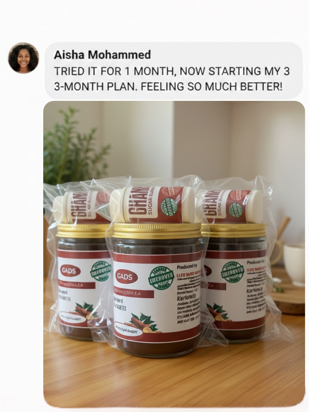 Healthy and happy life Facebook ad