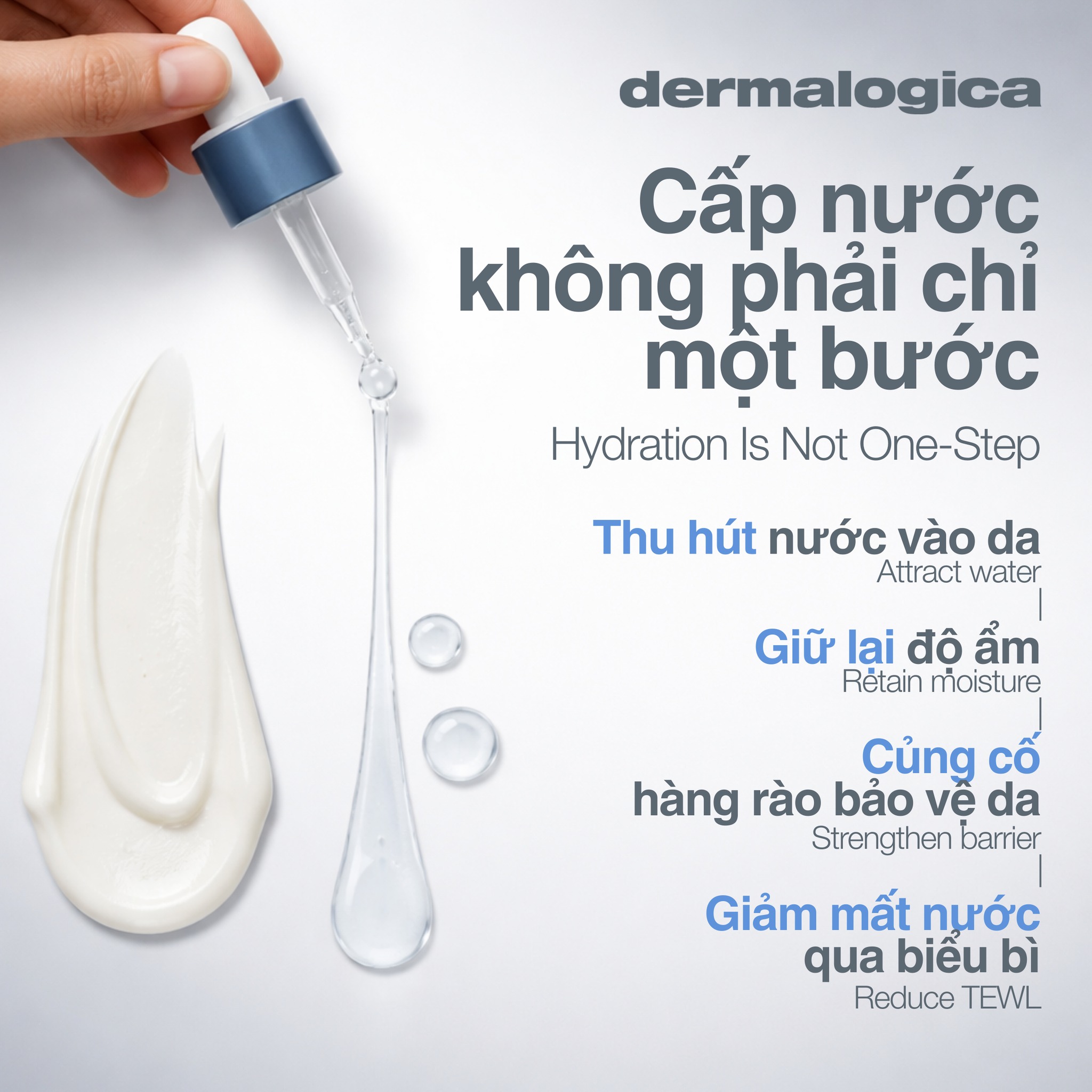 Dermalogica Vietnam Facebook ad: Nhiều người nghĩ rằng càng nhiều lớp skincare…