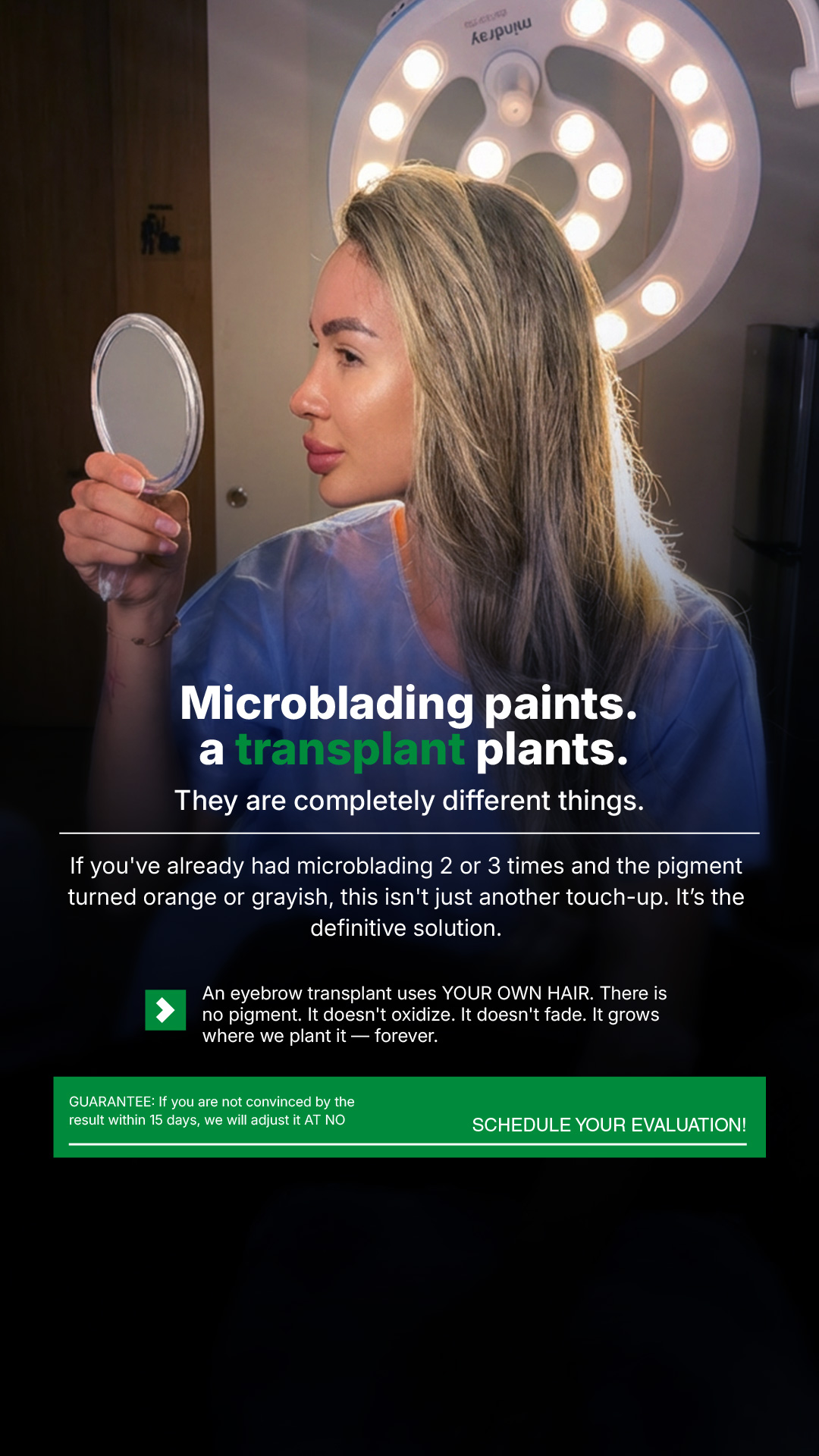 Colombia Care Hair Transplant Facebook ad