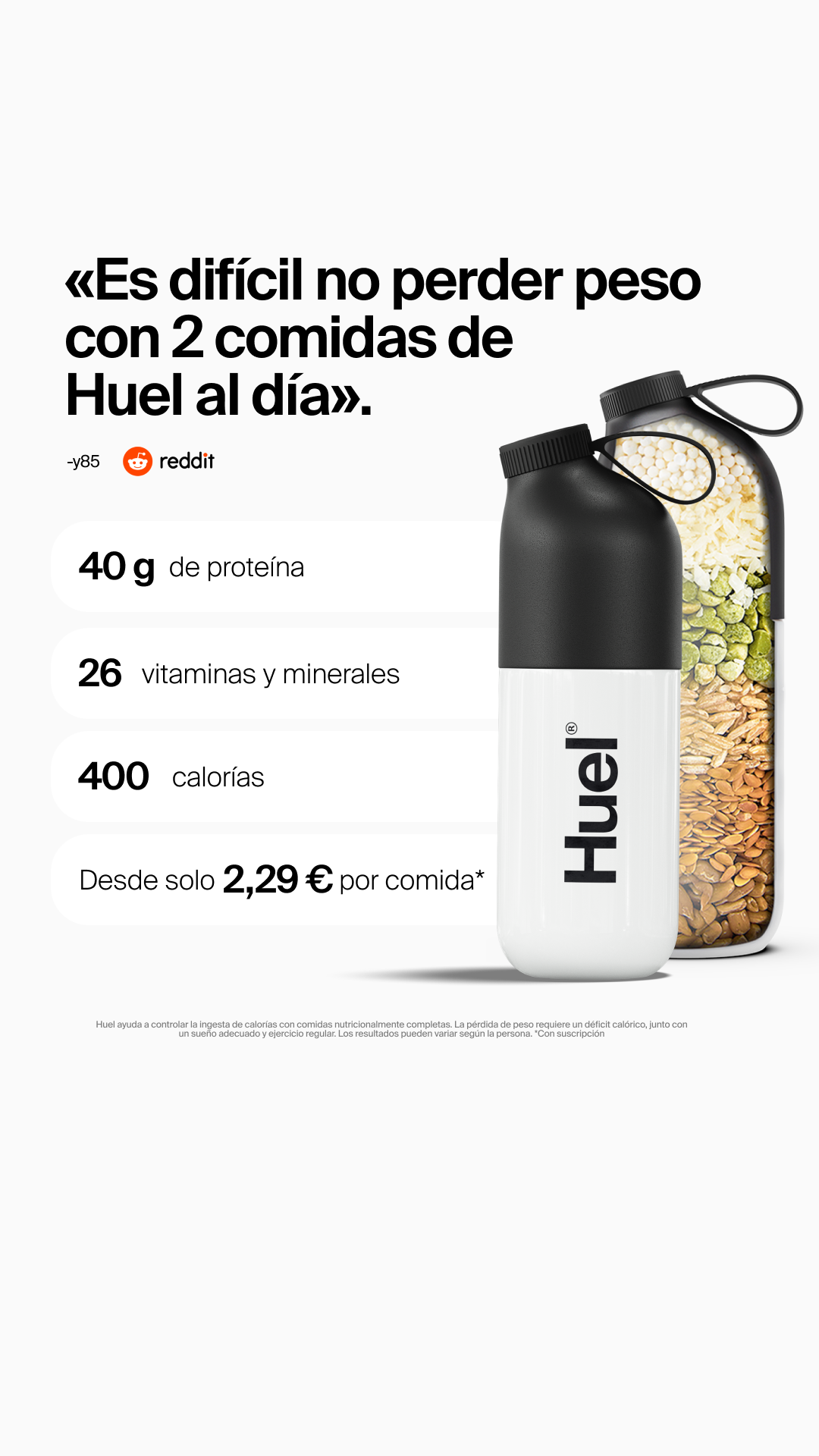 Huel Facebook ad
