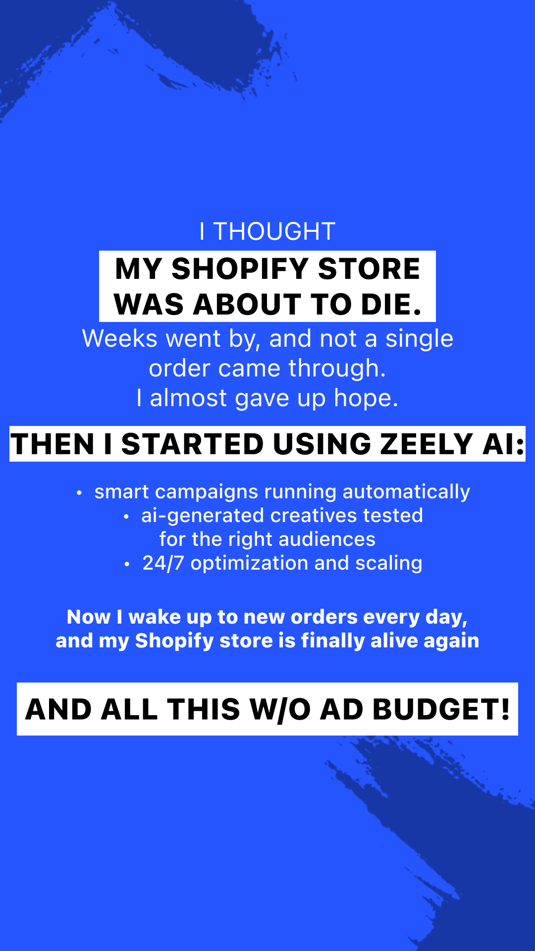 Zeely: Grow Sales with AI Facebook ad