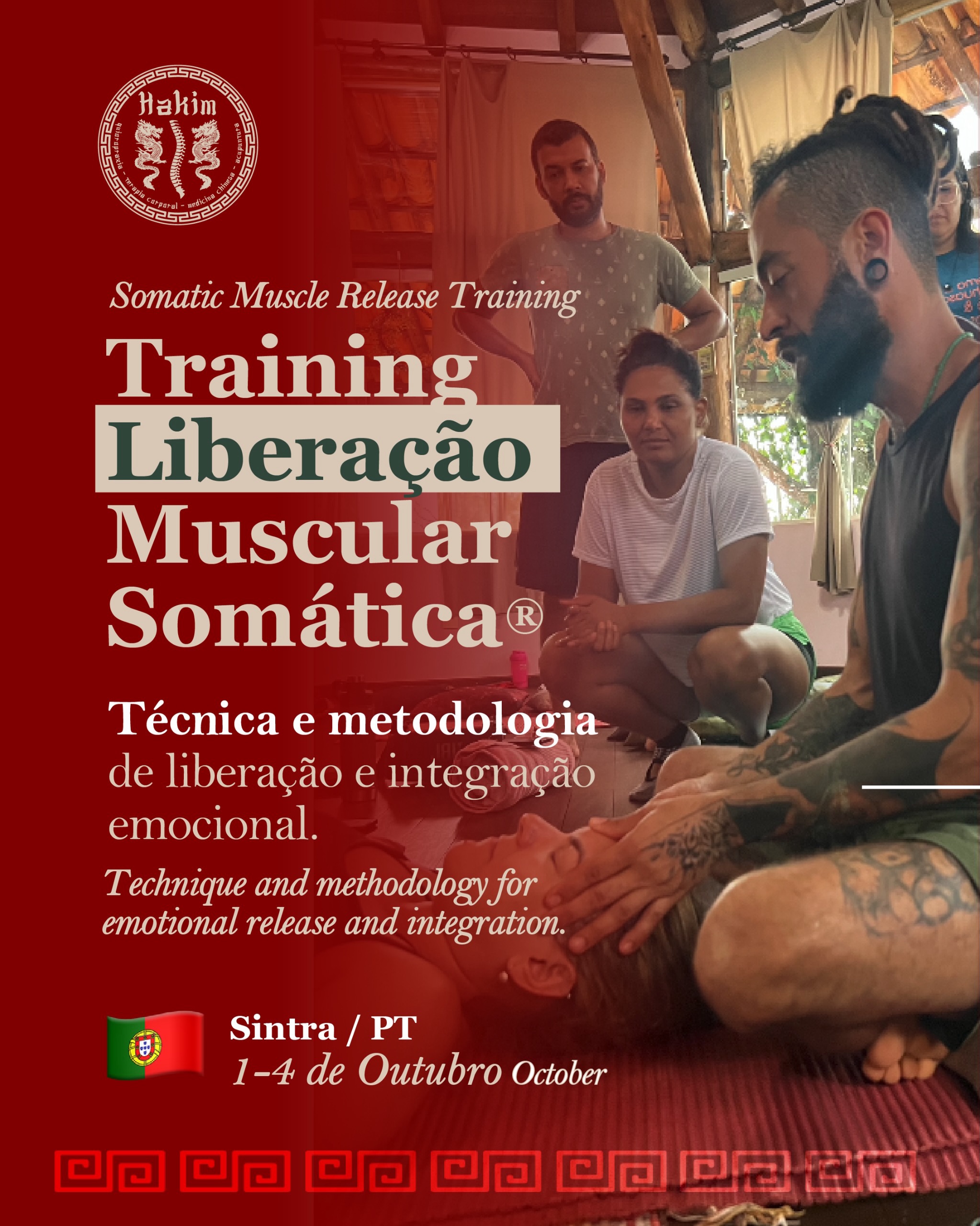 Hakim Terapia Somática Facebook ad: O corpo guarda memórias da história que vivemos.
