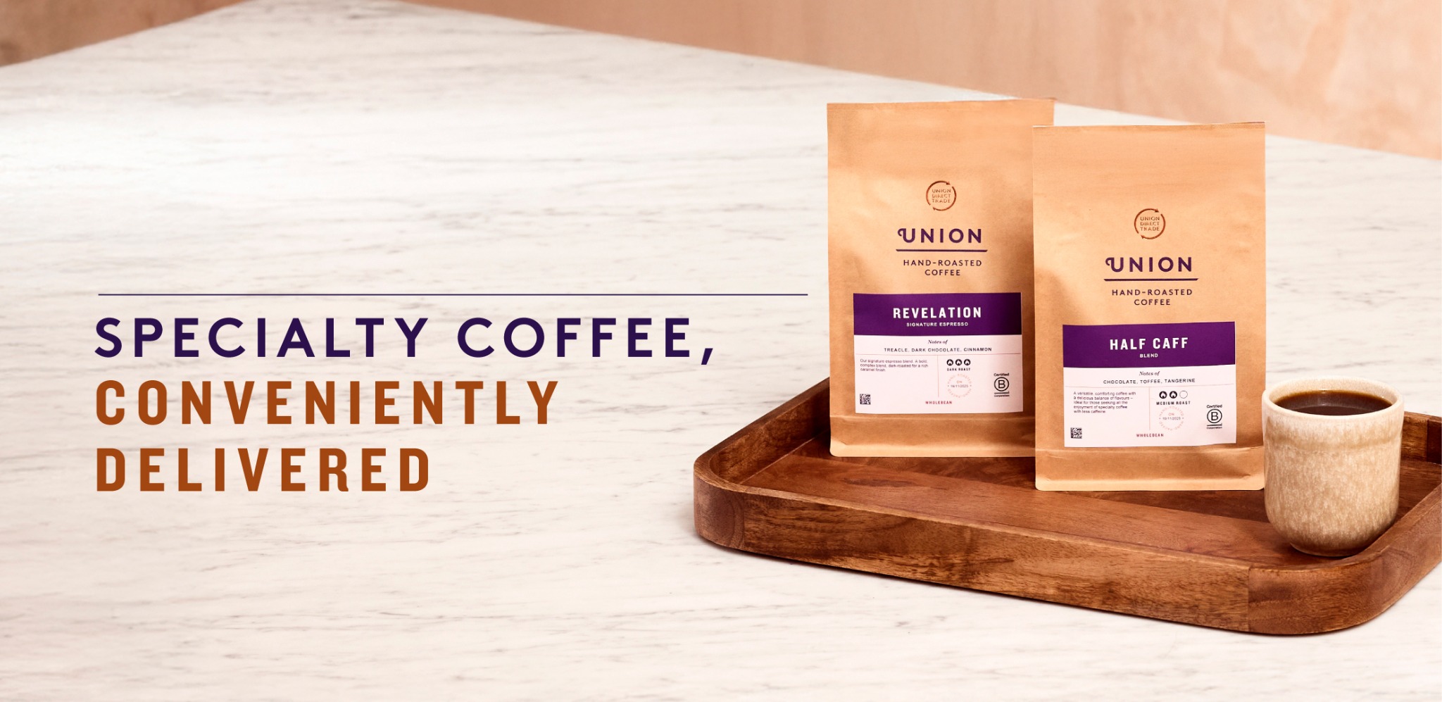 Union Hand-Roasted Coffee Facebook ad