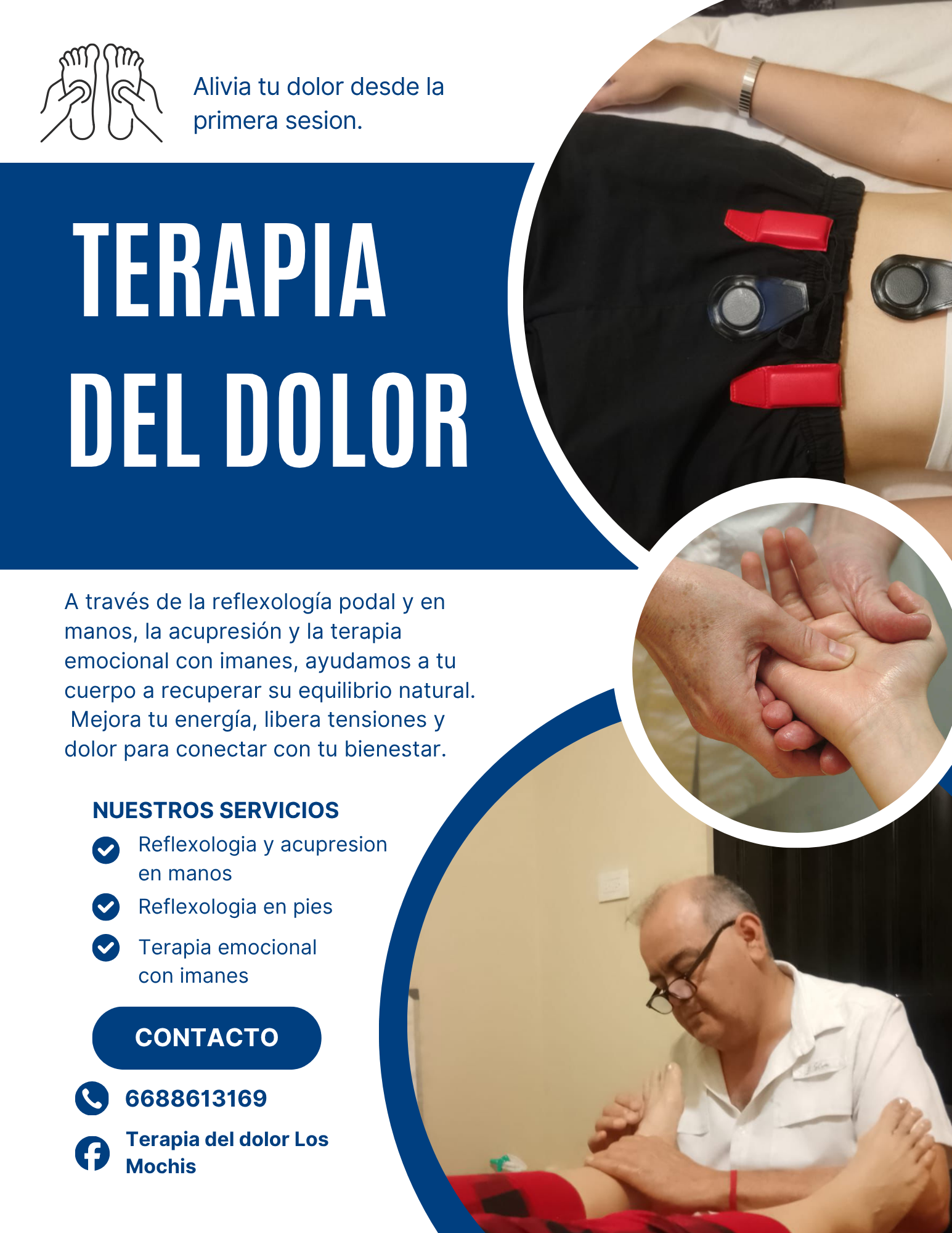 Terapia del Dolor Los Mochis Facebook ad: Chatea con nosotros