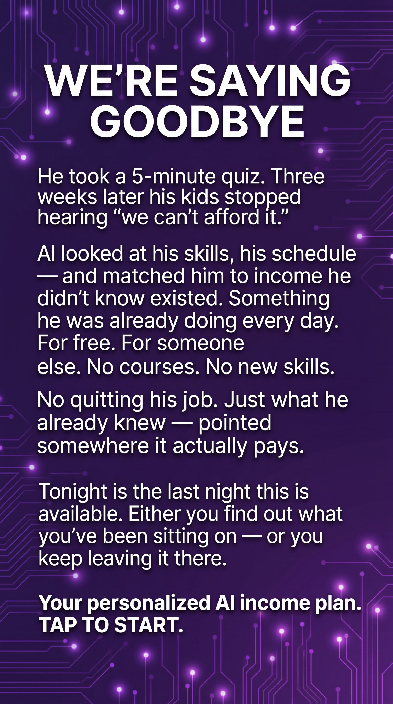 Practical AI Facebook ad