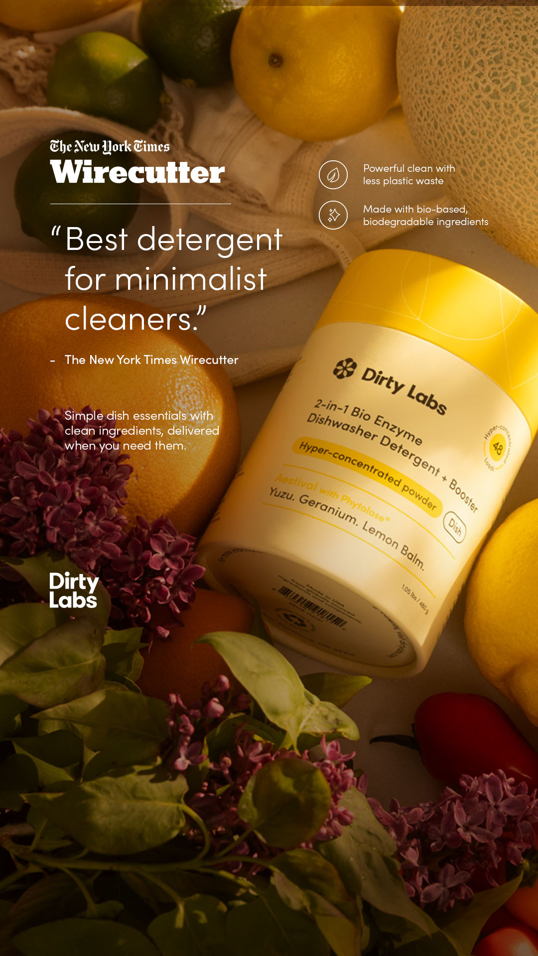 Dirty Labs Facebook ad