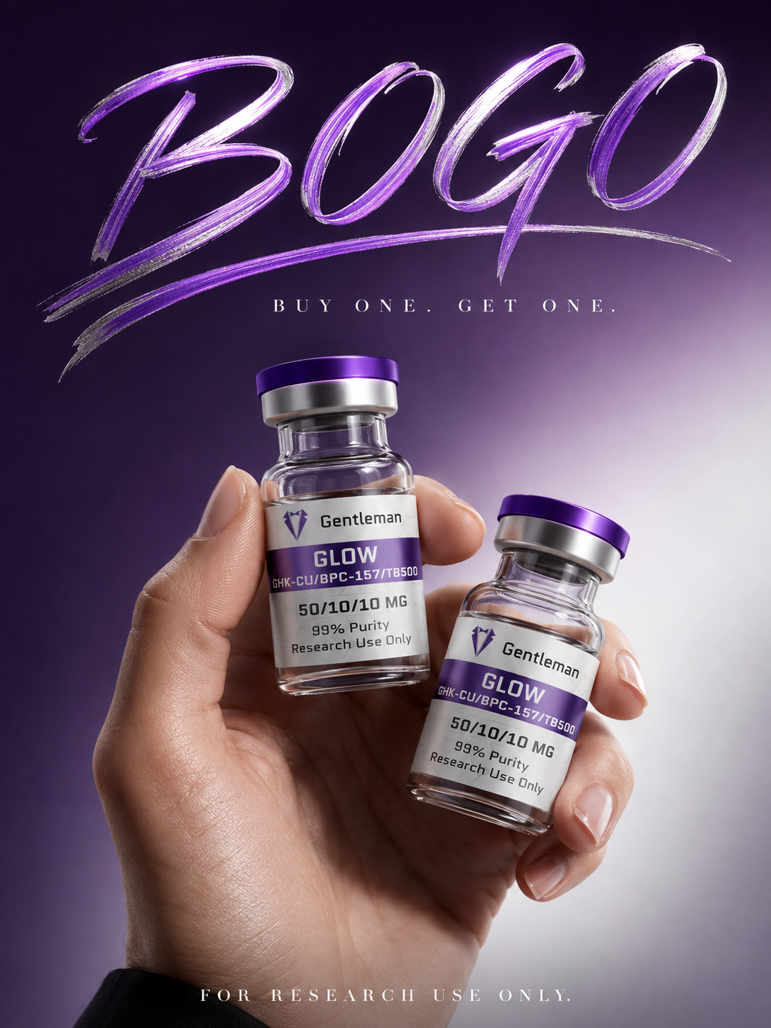 Gentlemen Science Department Facebook ad: BOGO Event Live at Gentleman