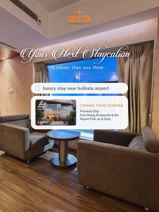 Celesta Facebook ad: Your Next Staycation is Closer Than You Think.