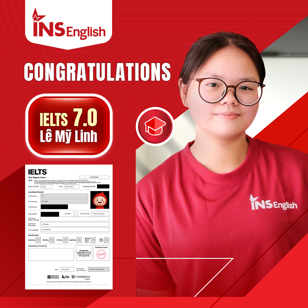 INS English Facebook ad: VƯỢT QUA NỖI LO LẮNG ĐẾN CHIẾN THẮNG…