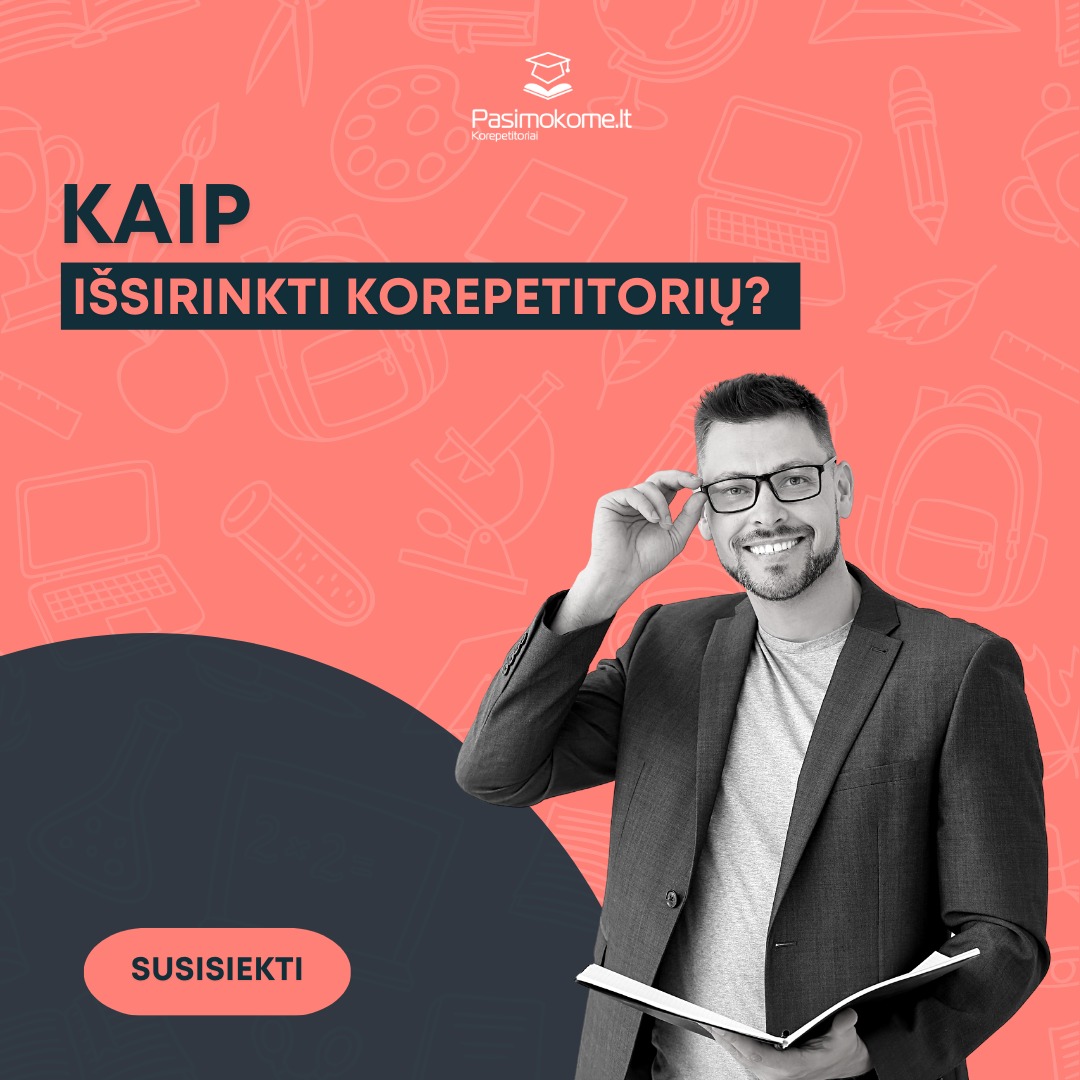 Pasimokome.lt korepetitoriai Facebook ad