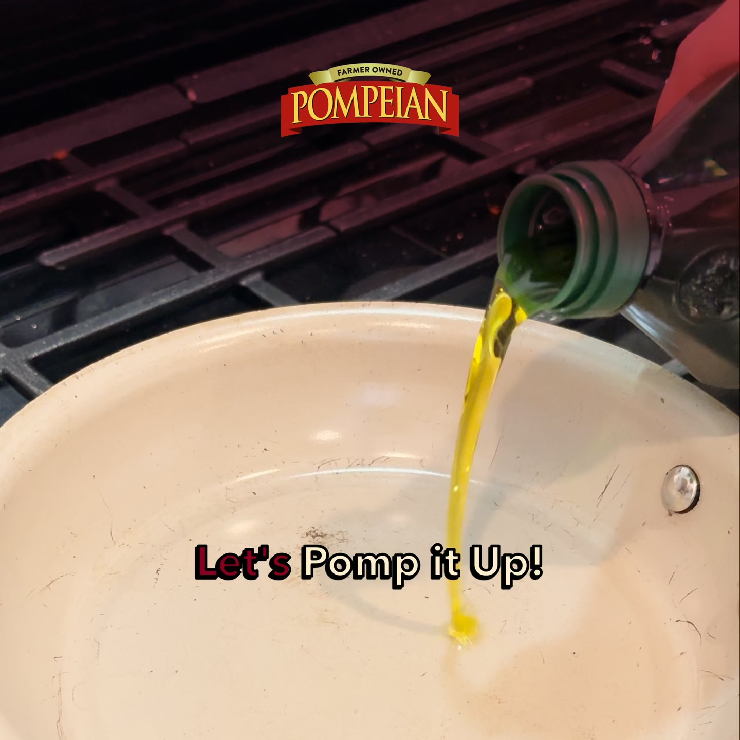 Pompeian Facebook ad: Pomp It Up with Pompeian Olive Oil