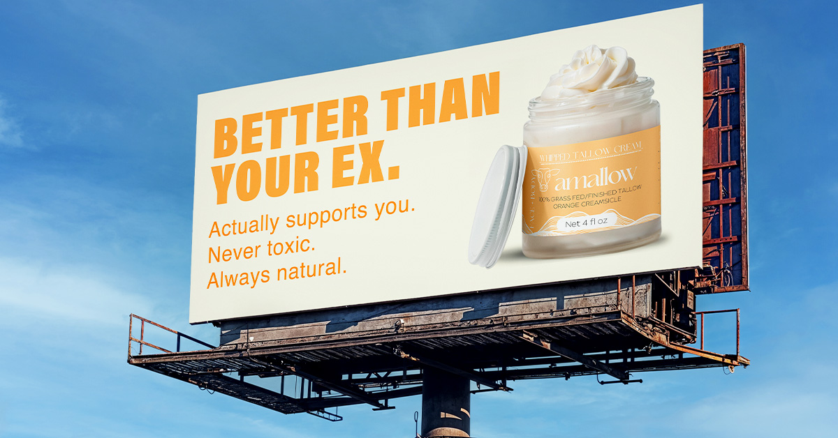 Amallow Naturals Facebook ad