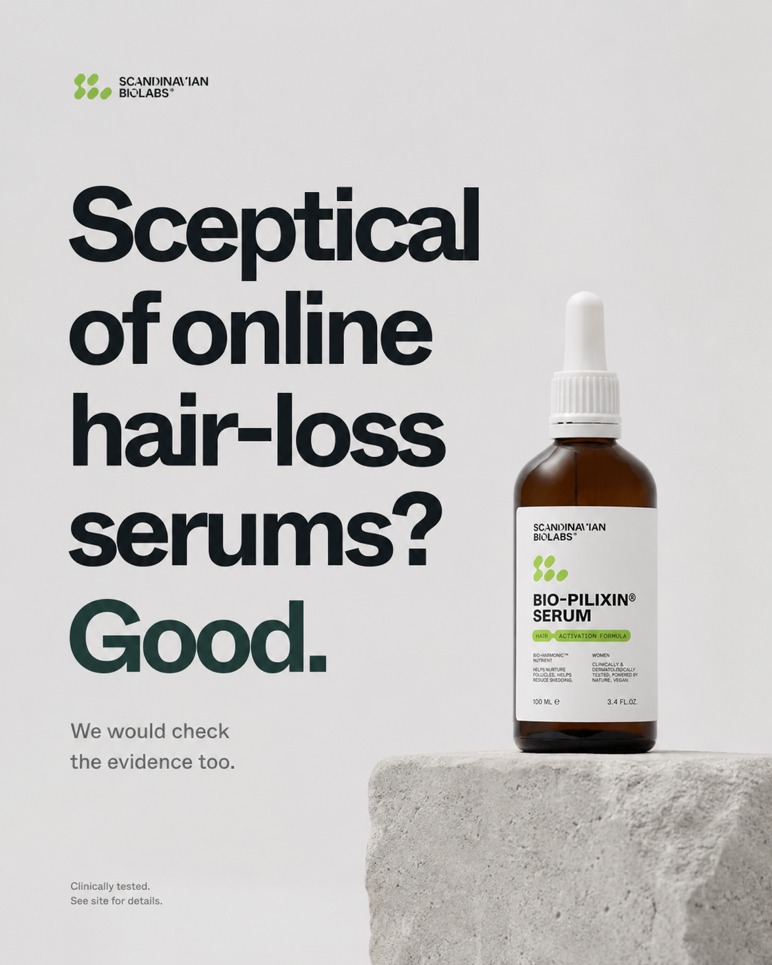 Scandinavian Biolabs Facebook ad