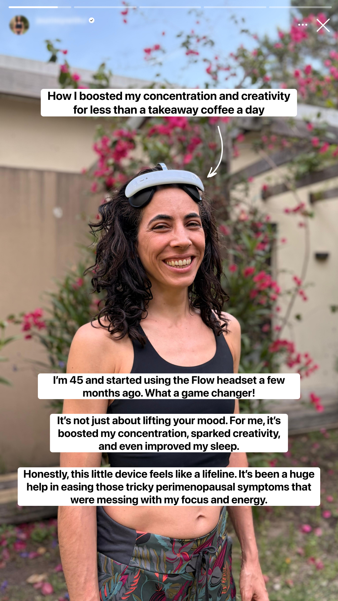 Flow Neuroscience Facebook ad