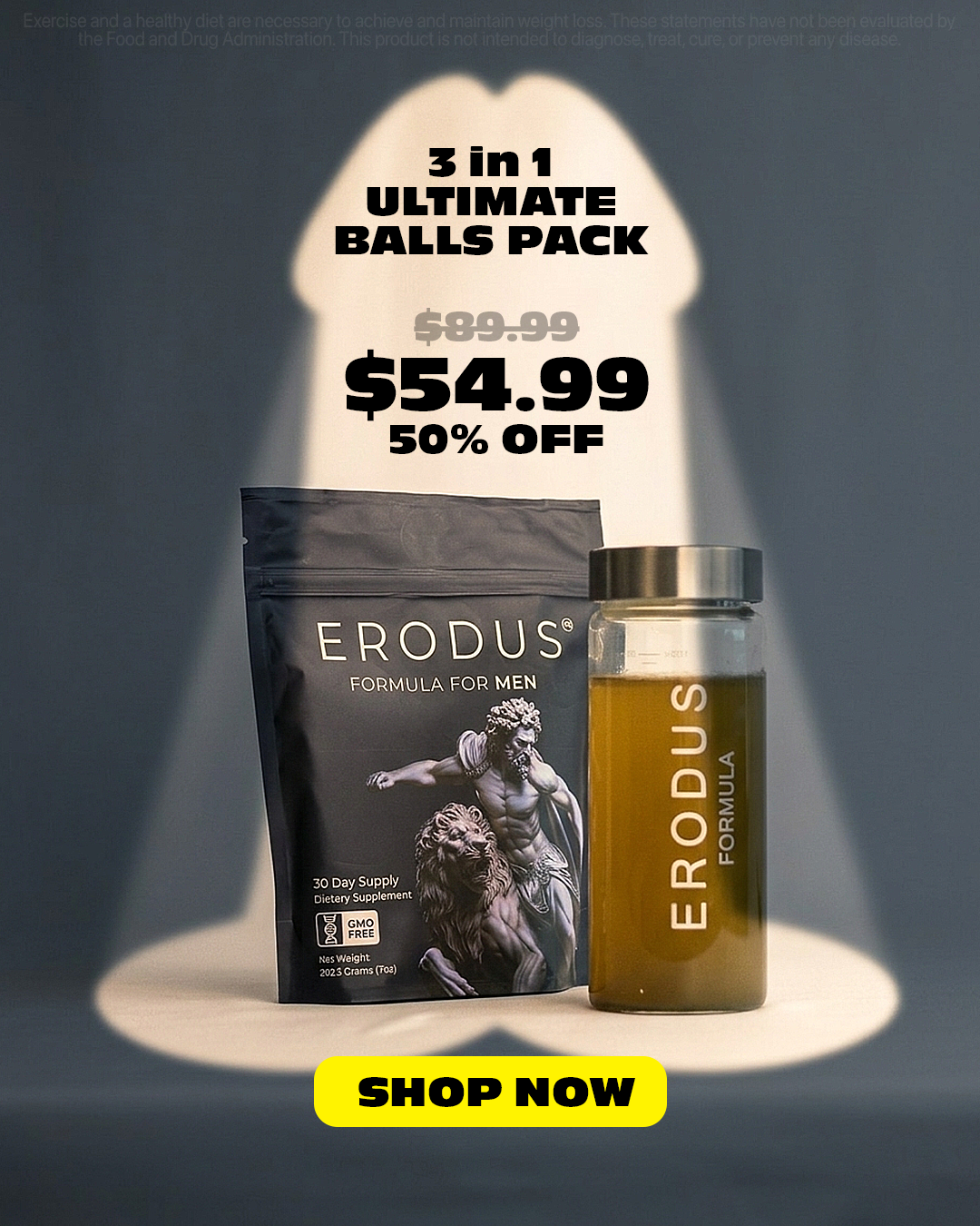 Erodus Formula For Men Facebook ad