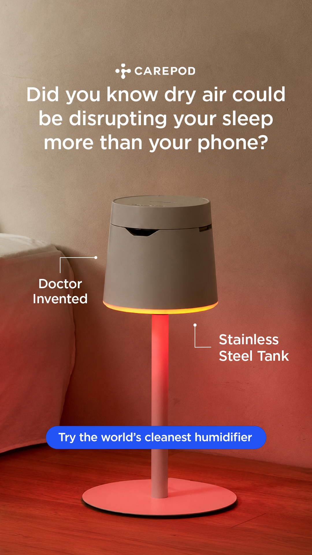 Carepod Facebook ad