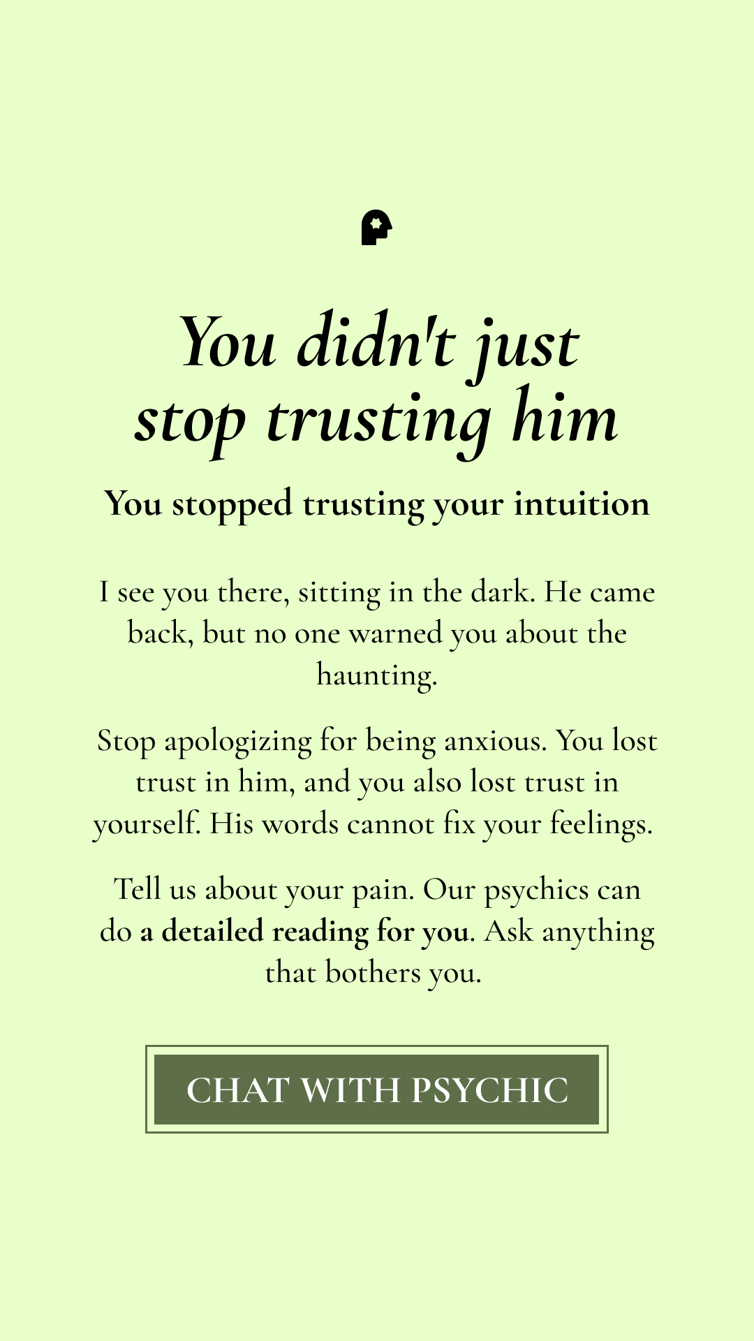 Your Relationship Advisor Facebook ad