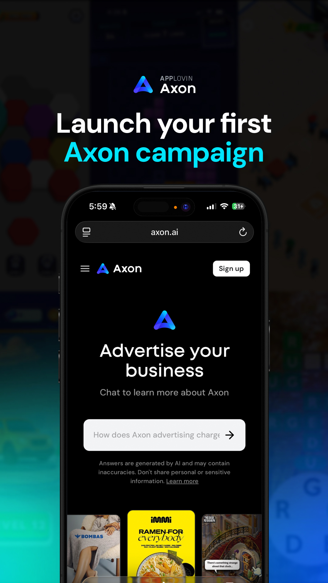 Axon.AI Facebook ad