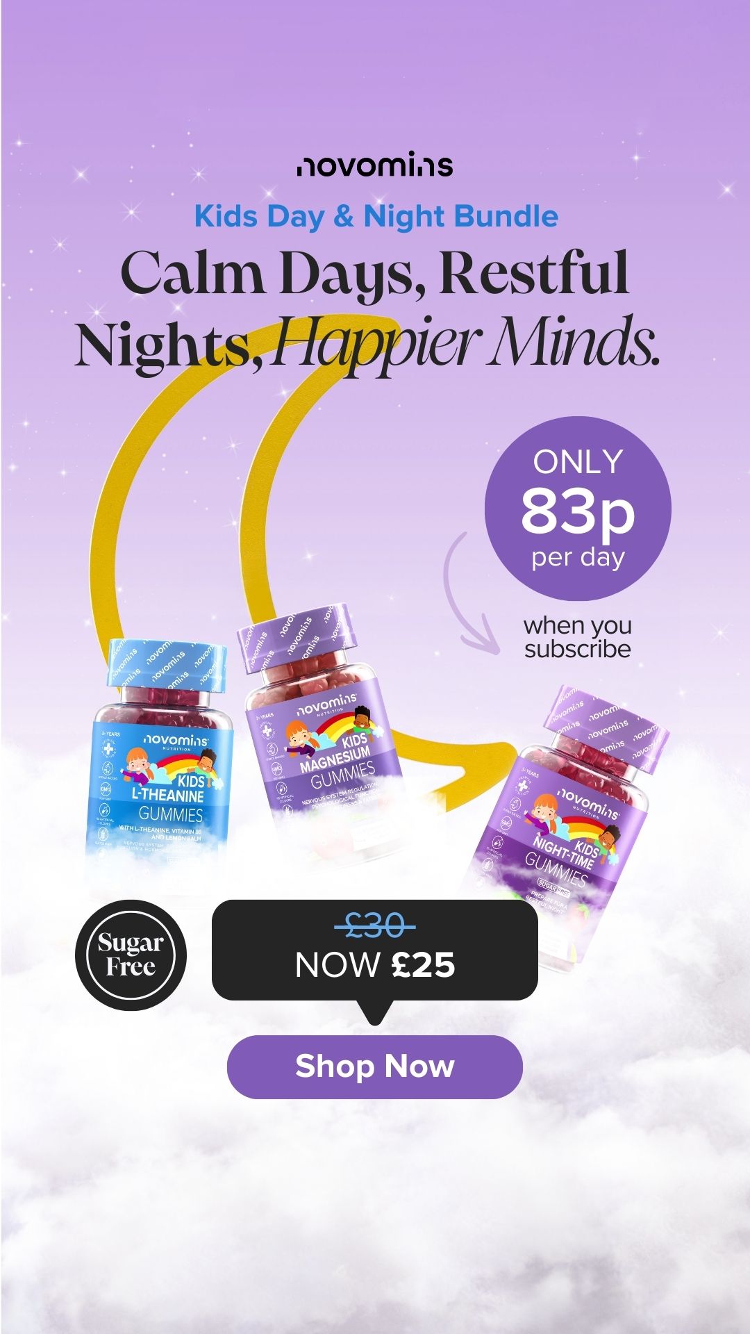 Novomins Nutrition Facebook ad