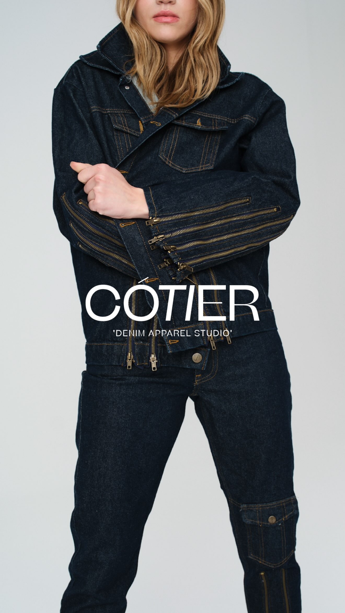 Cotier Denim Facebook ad from Oct 1, 2026