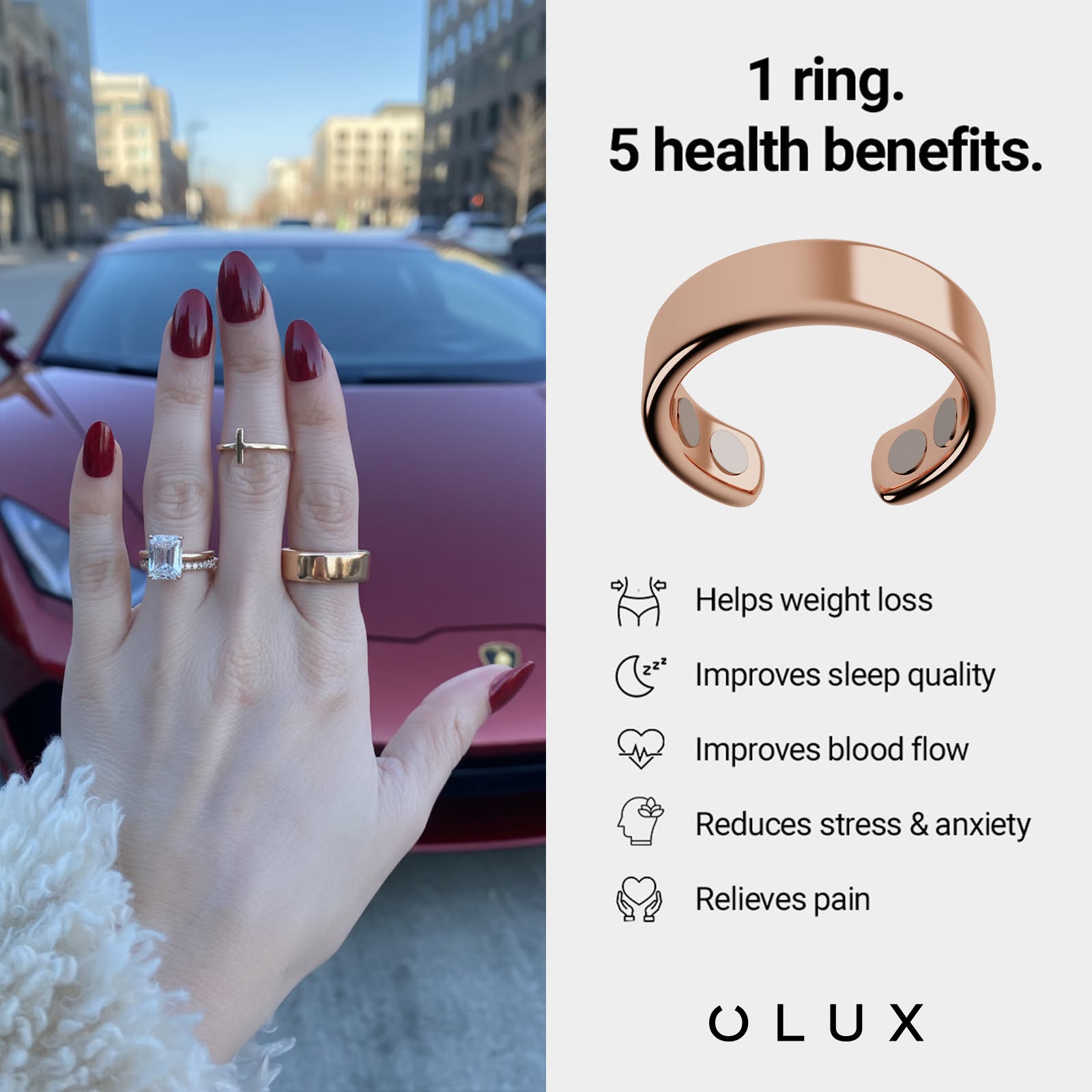 Olux Facebook ad