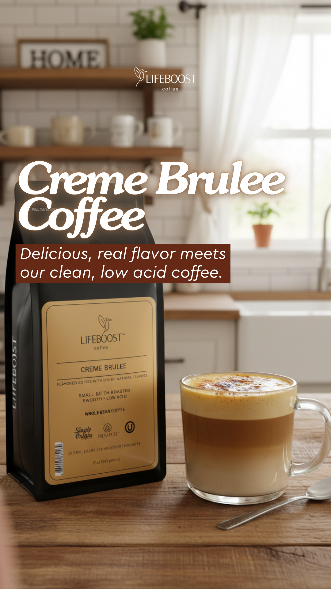 Lifeboost Coffee Facebook ad