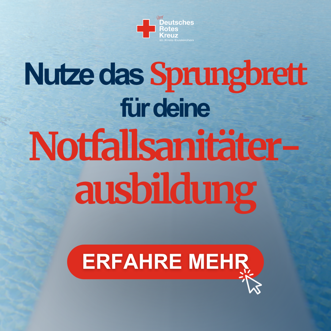 DRK Kreisverband Euskirchen e.V. Facebook ad: Das Sprungbrett zur Notfallsanitäter-Ausbildung