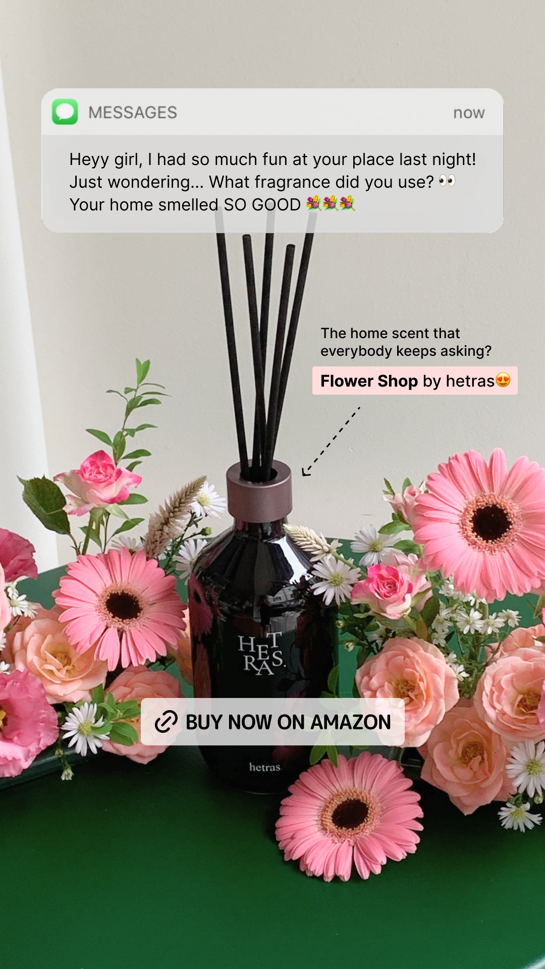 Hetras.official.US Facebook ad: Korean Hotel Scent Now on Amazon