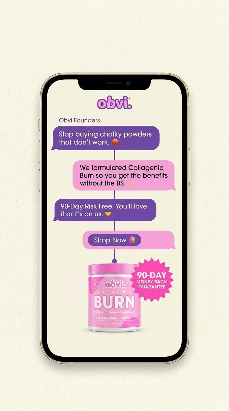 Obvi Health Facebook ad