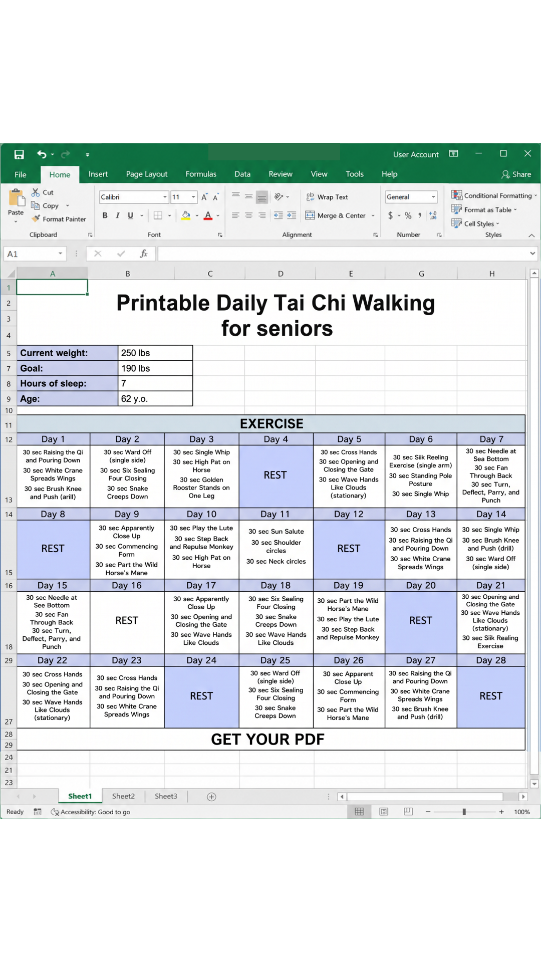 Мy 28 Day Challenge Facebook ad