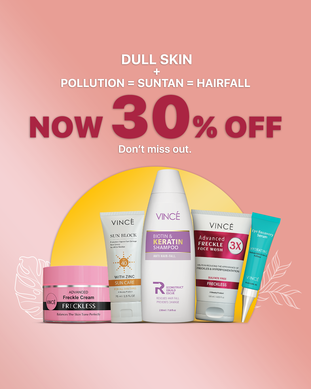 Vince Beauty Facebook ad